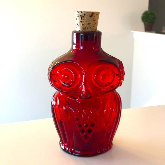 Vintage owl coin jar